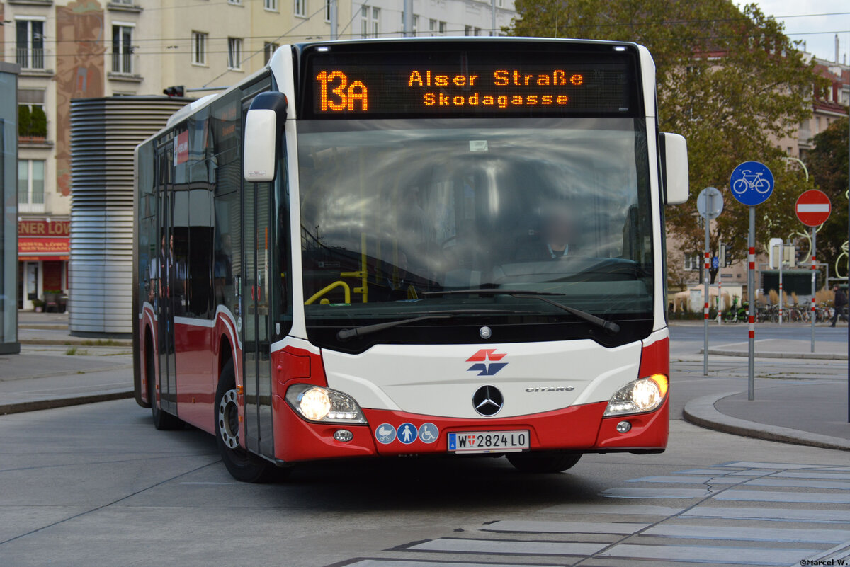 04.10.2019 | Österreich - Wien | W 2824LO | Wiener Linien | Mercedes Benz Citaro II | 