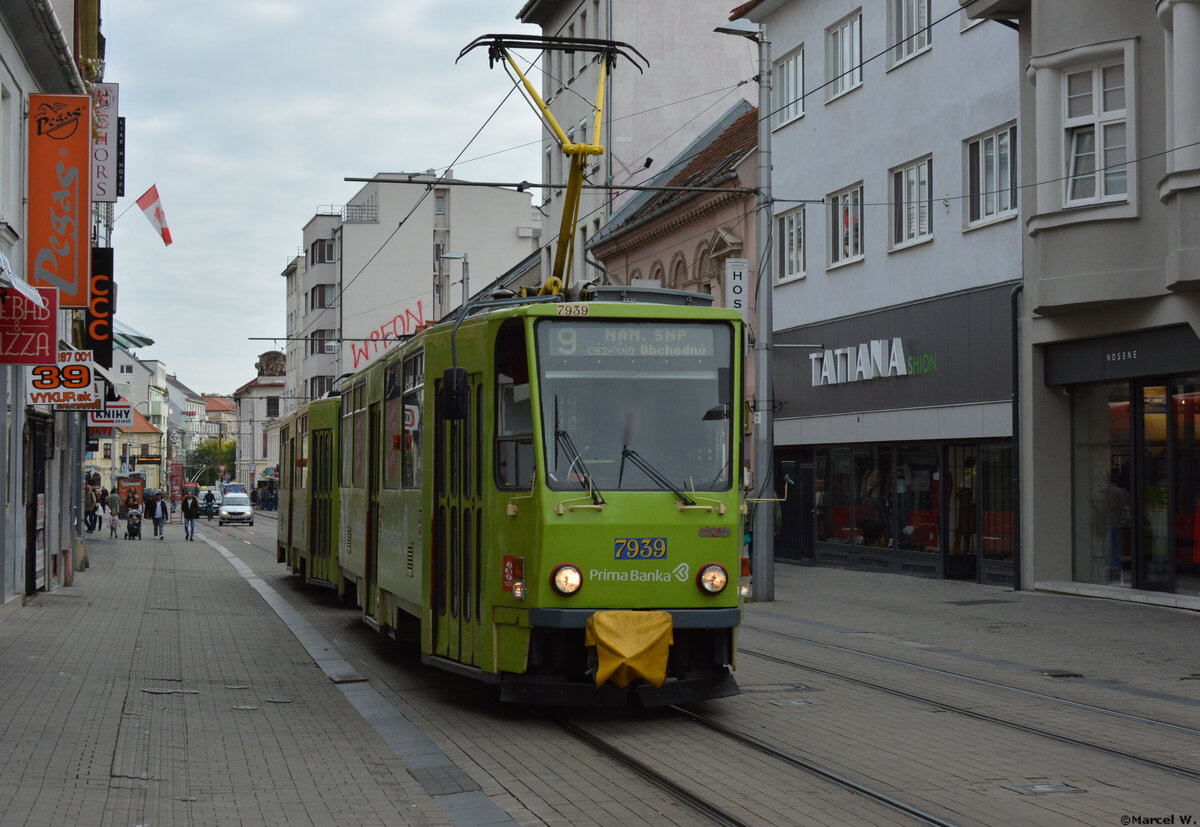 04.10.2019 | Slowakei - Bratislava | Straßenbahntyp Tatra T6A5  7939 + 7940  |
