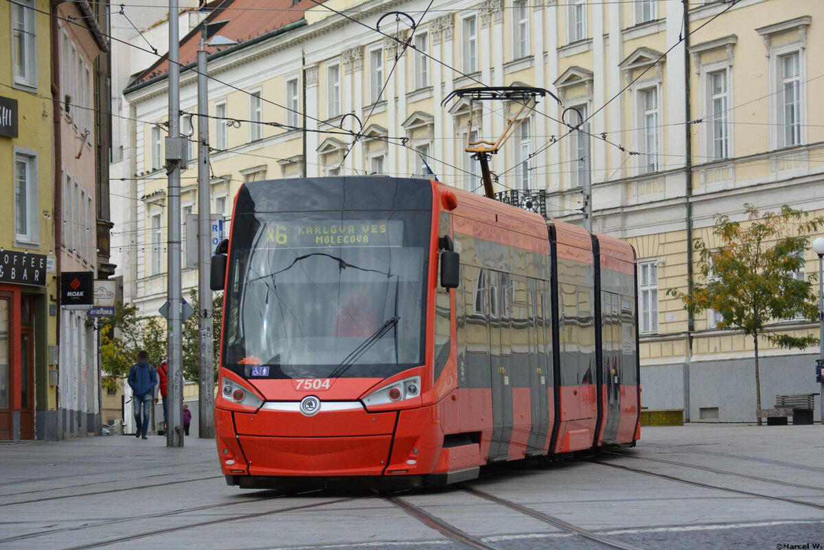 04.10.2019 | Slowakei - Bratislava | Straßenbahntyp Škoda 30 T  7504  |