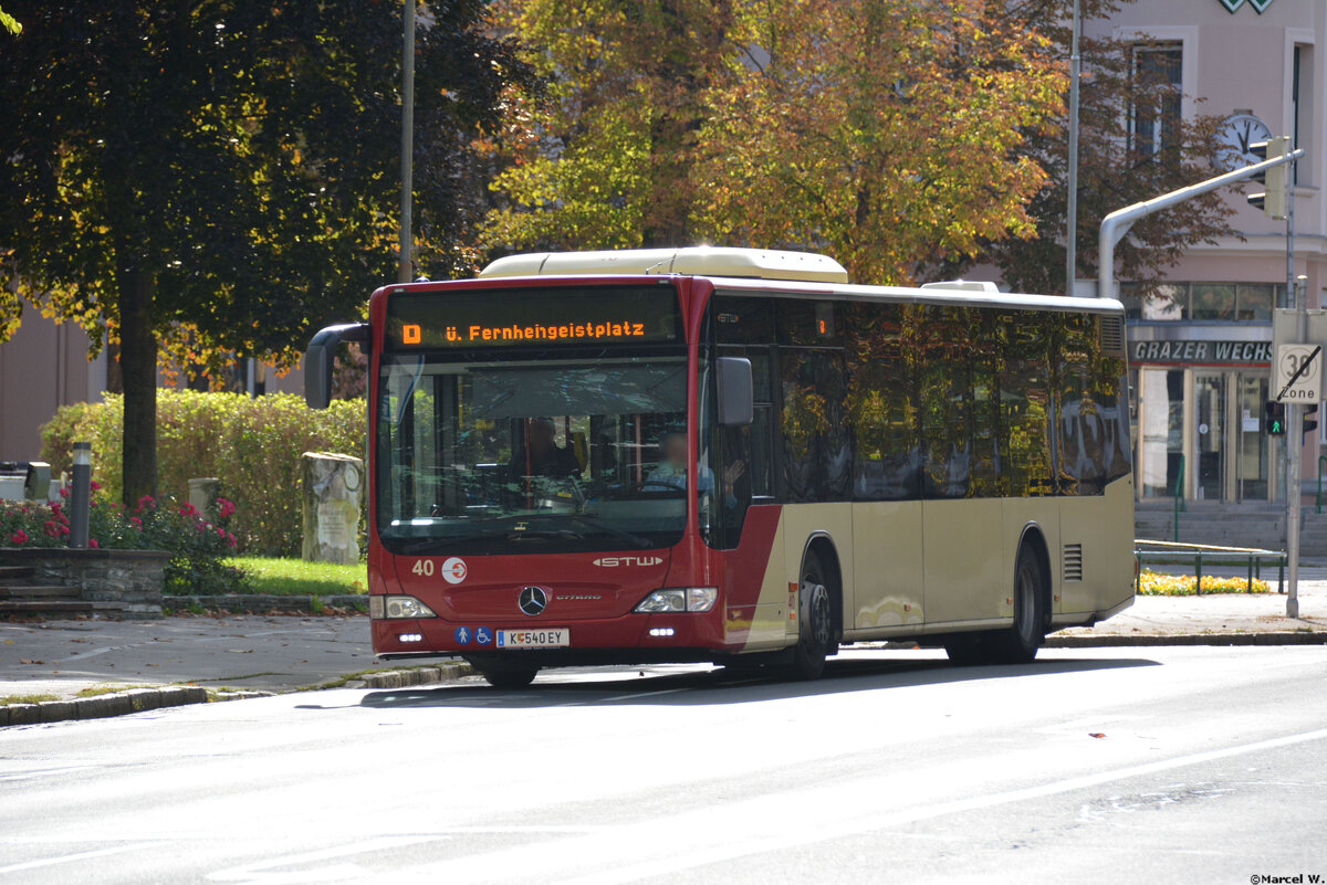 06.10.2019 | Österreich - Klagenfurt | K 540 EY | STW | Mercedes Benz Citaro I Facelift |