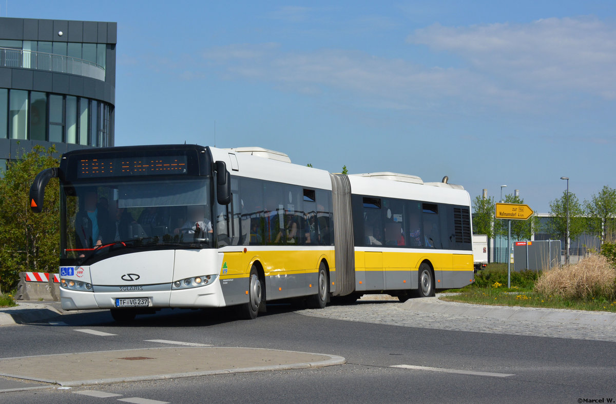 29.04.2018 | Brandenburg - Schönefeld (ILA) | Solaris Urbino 18 Ü | VTF | TF-VG 237 |