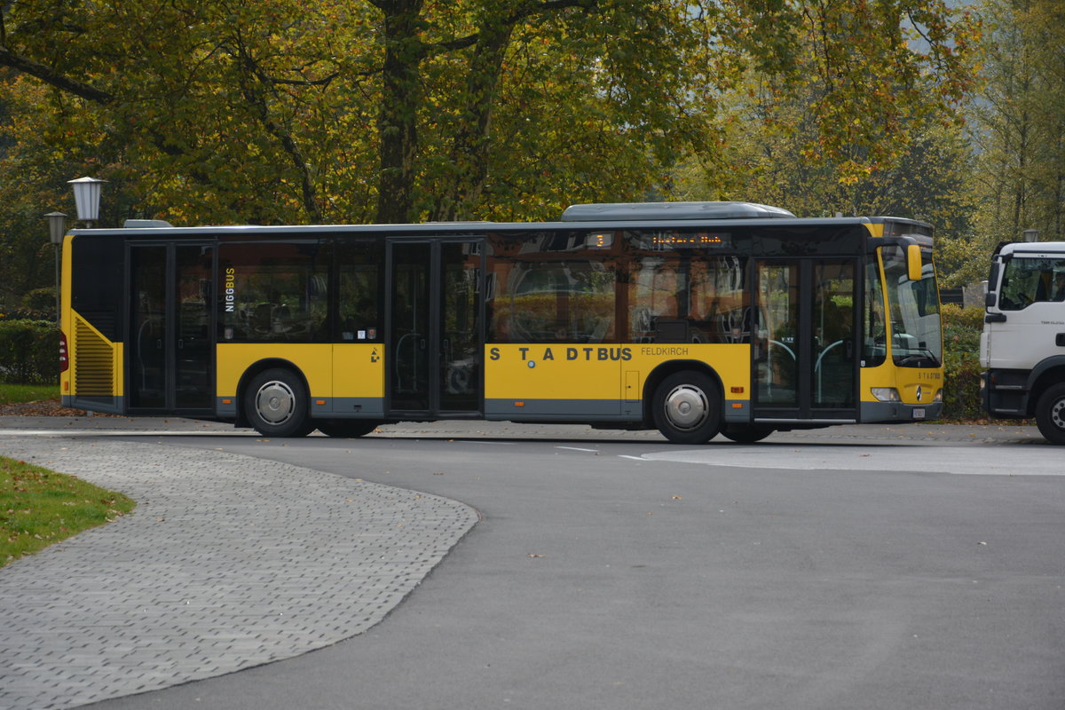 Am 17.10.2015 wurde FK-BUS11 im Zentrum von Feldkirch gesehen. Aufgenommen wurde ein Mercedes Benz Citaro Facelift.
