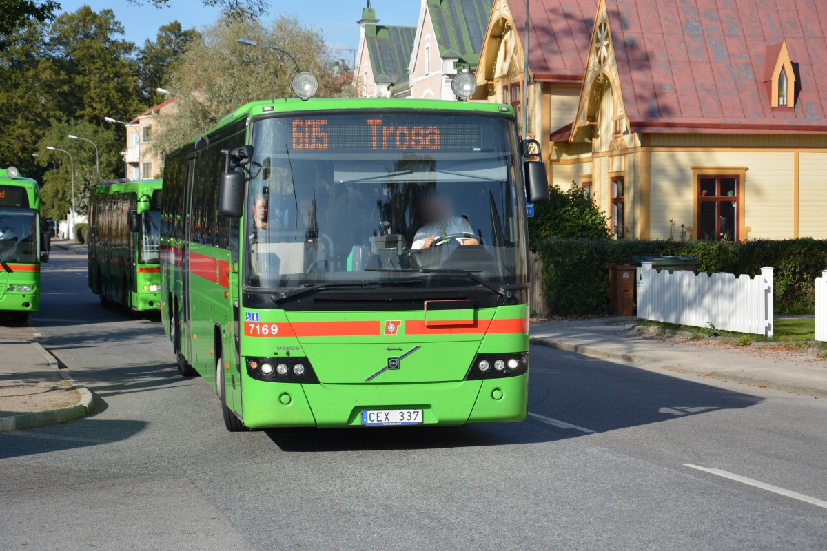 CEX 337 (Volvo 8700) fhrt am 18.09.2014 auf der Linie 605. Aufgenommen am Busbahnhof Nykping.