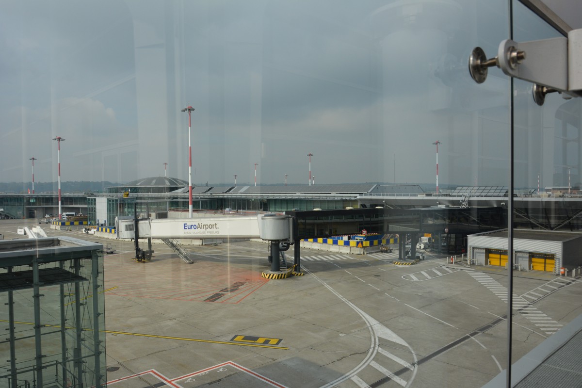 EuroAirport Basel Mulhouse Freiburg am 13.10.2015.