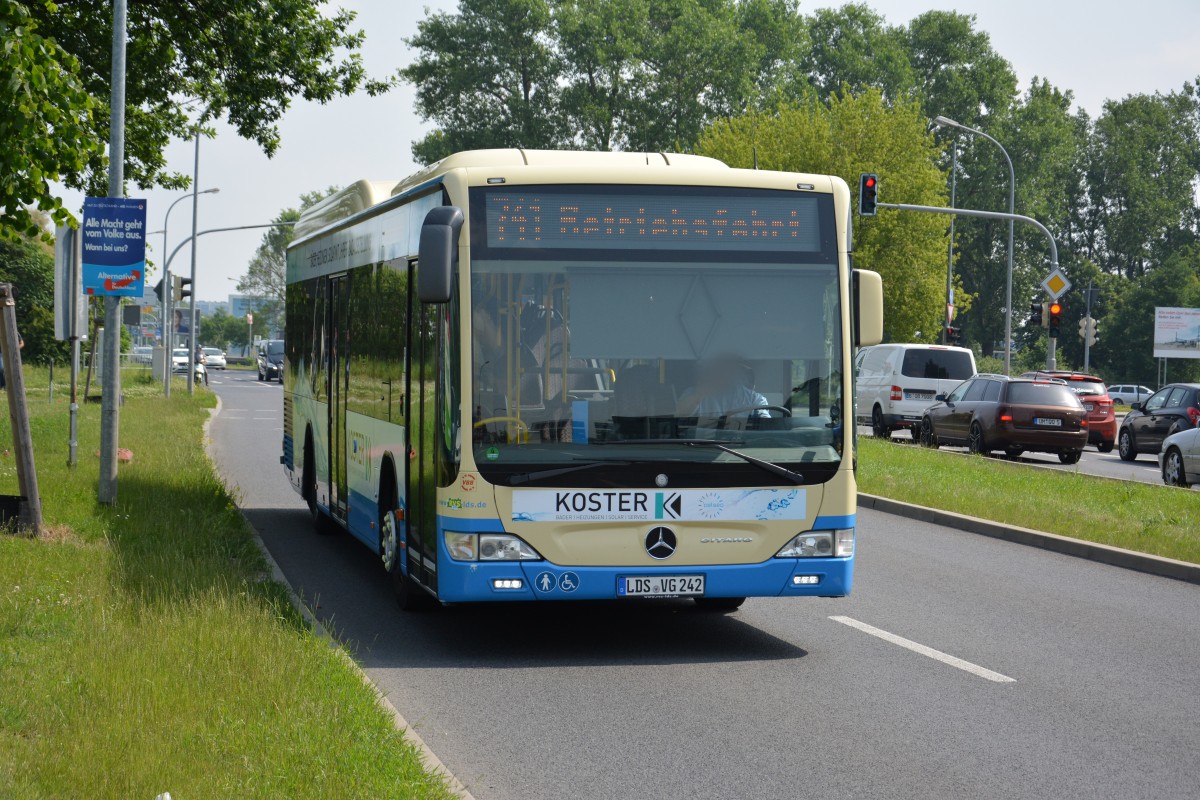 LDS-VG 242 auf dem Weg zum ILA Gelände. Aufgenommen am 23.05.2014. 
