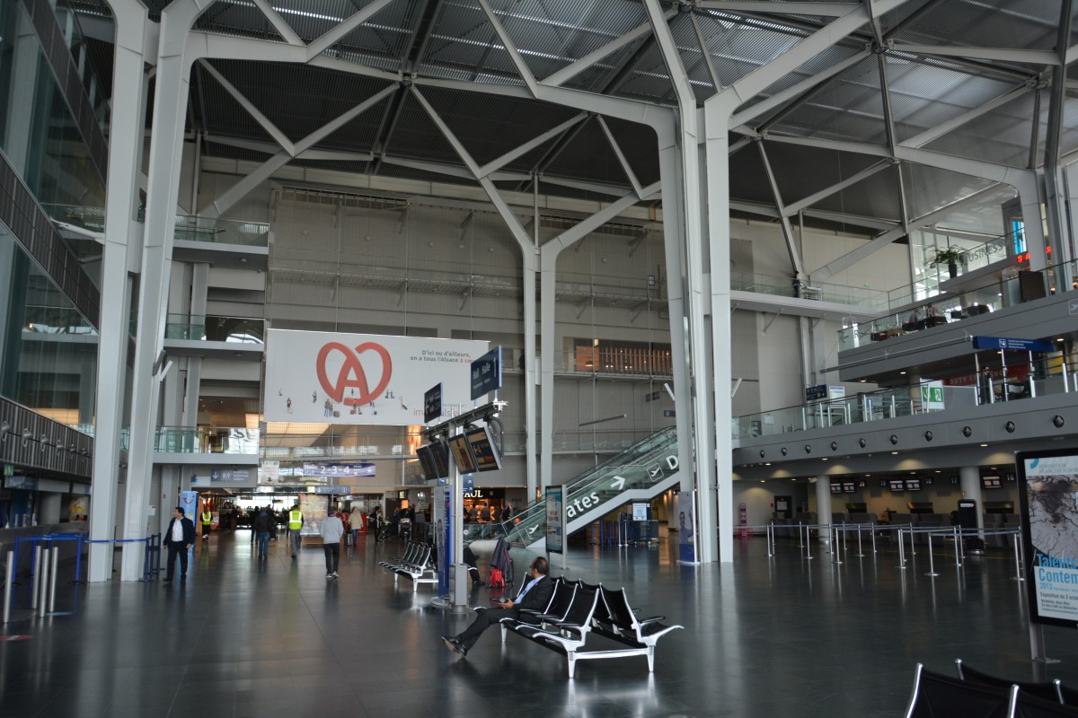 Terminal EuroAirport Basel Mulhouse Freiburg am 13.10.2015.