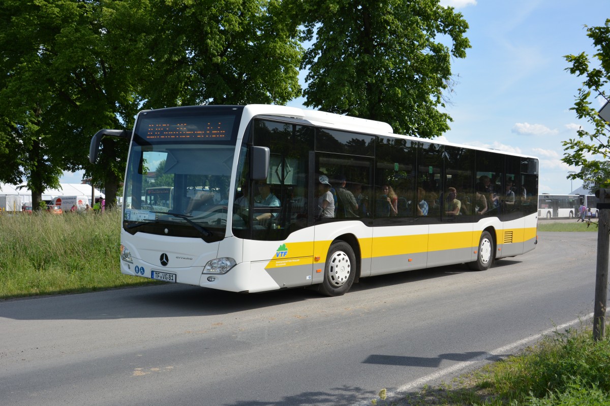 TF-VG 81 am 25.05.2014 zum S-Bahnhof Schichauweg unterwegs.