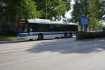 DRT 097 (Solaris Urbino 18 CNG) fhrt am 17.09.2014 auf der Linie 1. Aufgenommen am Busbahnhof Vsters.
