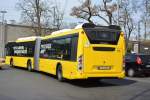B-V 4436 fährt am 11.04.2015 auf der Linie X9 zur Hertzallee. Aufgenommen wurde ein Scania Citywide / Berlin Zoologischer Garten. 