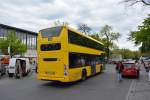 B-V 3094 fährt am 05.05.2015 auf der Linie X34. Aufgenommen wurde ein Scania Citywide LFDD / Berlin Zoologischer Garten. 
