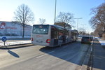 Am 22.01.2016 fährt M-AN 4056 auf der Linie TXL zum Flughafen Tegel. Aufgenommen wurde ein MAN Lion's City GL / Saatwinkler Damm. 