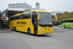 deutsche-post-mobility-adacpostbus/398814/b-aa-3940-scania-omniexpress-fhrt-am B-AA 3940 (Scania OmniExpress) fhrt am 25.10.2014 Richtung Hamburg. Aufgenommen Berlin ZOB.