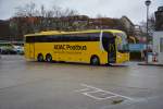 deutsche-post-mobility-adacpostbus/406879/bm-rt-421-scania-omniexpress-faehrt-fuer BM-RT 421 (Scania OmniExpress) fährt für den ADAC/Postbus am 10.01.2015 Richtung Köln. Aufgenommen am ZOB Berlin.
