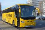 deutsche-post-mobility-adacpostbus/412475/su-ap-8804-scania-omniexpress-steht-am SU-AP 8804 (Scania OmniExpress) steht am 18.01.2015 an der Masurenallee in Berlin. 