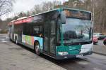 P-AV 983 ist am 04.03.2015 unterwegs auf der Linie 695. Aufgenommen wurde ein Mercedes Benz Citaro Facelift Gelenkbus / Potsdam, Bahnhof Pirschheide. 