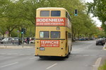  50 Jahre Busse auf der Kantstraße , so hieß es zur Traditionsfahrt 2016. Auch mit dabei B-ZU 629H, Büssing D2U 64. Aufgenommen am Zob in Berlin.
