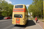 de-72/515199/50-jahre-busse-auf-der-kantstrasse '50 Jahre Busse auf der Kantstraße', so hieß es zur Traditionsfahrt 2016. Auch mit dabei B-Z 2437H, Büssing DE 72. Aufgenommen an der Haltestelle, Gatower Straße / Heerstraße.
