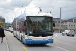 oberleitungsbus-o-bus/462068/dieser-hess-trolleybus-220-faehrt-am Dieser Hess Trolleybus (220) fährt am 08.10.2015 auf der Linie 7 durch Luzern. Aufgenommen in der Innnenstadt von Luzern.
