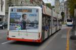 oberleitungsbus-o-bus/465683/dieser-hess-bggt-n2d-lightram4-nummer-239 Dieser Hess BGGT-N2D (lighTram4) (Nummer '239') fährt am 08.10.2015 auf der Linie 1 nach Maihof. Aufgenommen in Luzern, Schweizerhofquai.