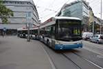 Am 14.10.2015 fährt dieser Hess O-Bus mit der Nummer  71  auf der Linie 31 nach Schlieren Zentrum. Aufgenommen in der Innenstadt von Zürich. 