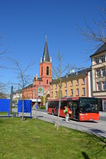 Am 21.04.2016 steht GI-BV 636 am Bahnhof Limburg an der Lahn. Aufgenommen wurde ein MAN Niederflur-Solobus der 2. Generation. 