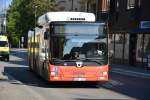 lions-city-cng-gelenkbus/375076/dhf-147-auf-der-linie-2 DHF 147 auf der Linie 2 nach Lambohov. Aufgenommen am 11.09.2014 Innenstadt Linköping.