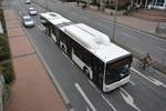 lions-city-cng-gelenkbus/534101/am-19042016-faehrt-gi-mb-1061-auf Am 19.04.2016 fährt GI-MB 1061 auf der Linie 5 durch Gießen. Aufgenommen wurde ein MAN Lion's City G CNG / Gießen Innenstadt.
