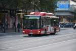 lions-city-cng-solobus/384290/man-lions-city-cng-mit-dem MAN Lion's City CNG mit dem Kennzeichen WZD 971 unterwegs in der Innenstadt von Stockholm am 16.09.2014.