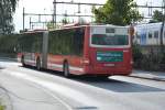 lions-city-gelenkbus/376908/xwb-036-faehrt-am-13092014-auf XWB 036 fährt am 13.09.2014 auf der Linie 751 und verlässt nun den Bahnhof Södertälje.