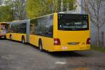 lions-city-gelenkbus/439071/dd-tt-1501-900-501-7-steht-am DD-TT 1501 (900 501-7) steht am 06.04.2014 in Dresden Gruna. Aufgenommen wurde ein MAN Lion's City G.