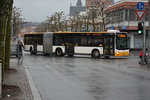 lions-city-gelenkbus/496391/am-04122015-faehrt-mz-sw-757-auf Am 04.12.2015 fährt MZ-SW 757 auf der Linie 65 durch die Innenstadt von Mainz. Aufgenommen wurde ein MAN Lion's City G.
