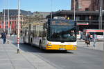 lions-city-gelenkbus/543339/am-21042016-faehrt-mz-sw-756-auf Am 21.04.2016 fährt MZ-SW 756 auf der Linie 55 durch Mainz. Aufgenommen wurde ein MAN Lion's City G / Innenstadt Mainz.
