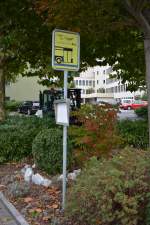 fuerstentum-liechtenstein/468794/bushaltestelle-liechtenstein-lettstrasse-aufgenommen-am-08102015 Bushaltestelle, Liechtenstein Lettstraße. Aufgenommen am 08.10.2015.