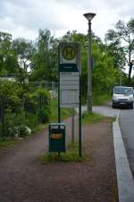brandenburg-potsdam-2/393725/bushaltestelle-potsdam-kuesselstrasse-aufgenommen-am-11052014 Bushaltestelle Potsdam, Ksselstrae. Aufgenommen am 11.05.2014.