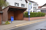 Bushaltestelle, Schlüchtern Kressenbach Kirche. Aufgenommen am 17.04.2016.