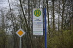 Bushaltestelle, Ürzell Schmidtmühle. Aufgenommen am 17.04.2016.