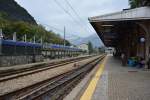 bahnhof-chiavenna/479764/bahnhof-chiavenna-in-italien-aufgenommen-am Bahnhof Chiavenna in Italien. Aufgenommen am 15.10.2015.