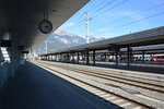 Bahnhof Innsbruck Hauptbahnhof. Aufgenommen am 12.10.2015.
