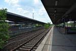 brandenburg-schoenefeld-flughafen/601851/bahnhof---flughafen-schoenefeld--- Bahnhof - Flughafen Schönefeld - . Aufgenommen am 04.06.2016.
