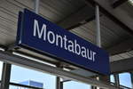 Bahnhof Montabaur. Aufgenommen am 20.04.2016.