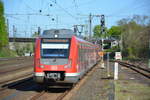 et-430/534457/am-20042016-faehrt-die-br-430 Am 20.04.2016 fährt die BR 430 (430 614) aus dem Bahnhof Hanau Hauptbahnhof.