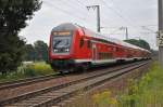 re-160-db-regio/417351/re-18110-von-cottbus-nach-magdeburg RE 18110 von Cottbus nach Magdeburg zwischen Potsdam Park Sanssouci und Werder Havel. Aufgenommen am 21.08.2013
