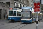 tram-2000/478444/modern-und-alt-links-die-tram Modern und alt. Links die Tram 2000 '2046' auf der Linie 15 , rechts die Tram Cobra '3032' auf der Linie 4. Aufgnommen am 14.10.2015 in der nähe vom Rathaus Zürich.