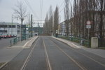 Straßenbahnhaltestelle, Potsdam Am Hirtengraben. Aufgenommen am 13.03.2016.