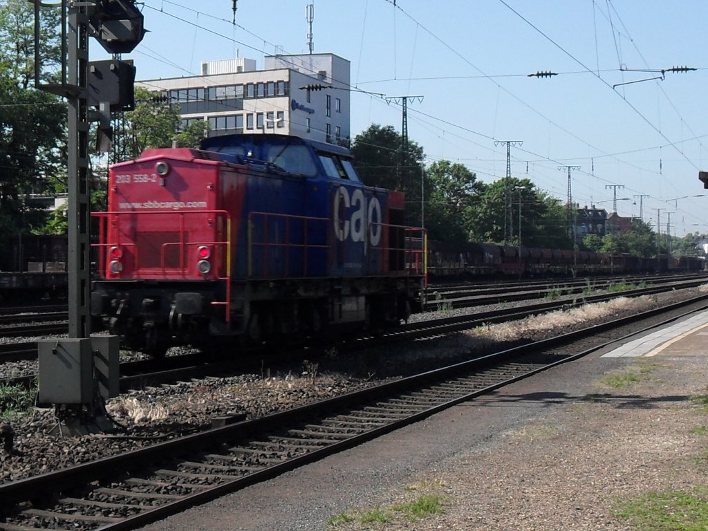Br 203 von der SBB Cargo in K�ln West am 4.6.10