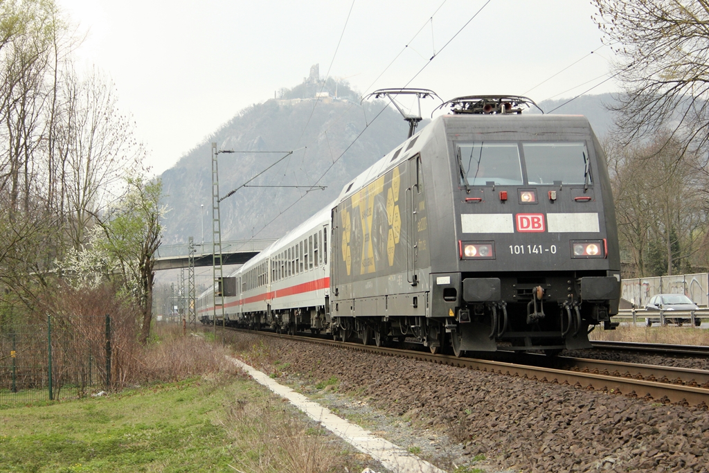 DB 101 144-0  Azubis gegen Hass und Gewalt  in Rh�ndorf am 29.3.2012