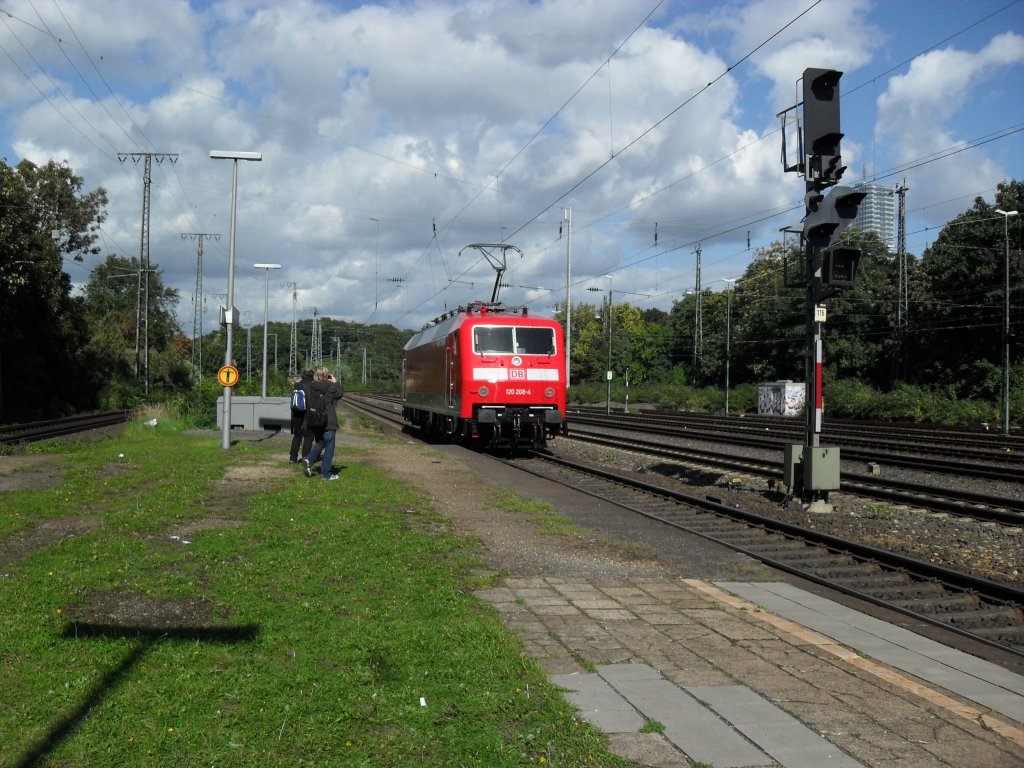 DB 120 208 LZ in K�ln West am 25.9.10