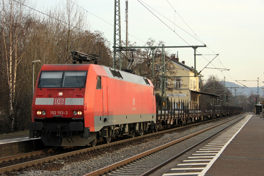 DB 152 153-3 in Bonn-Oberkassel am 3.2.2012
