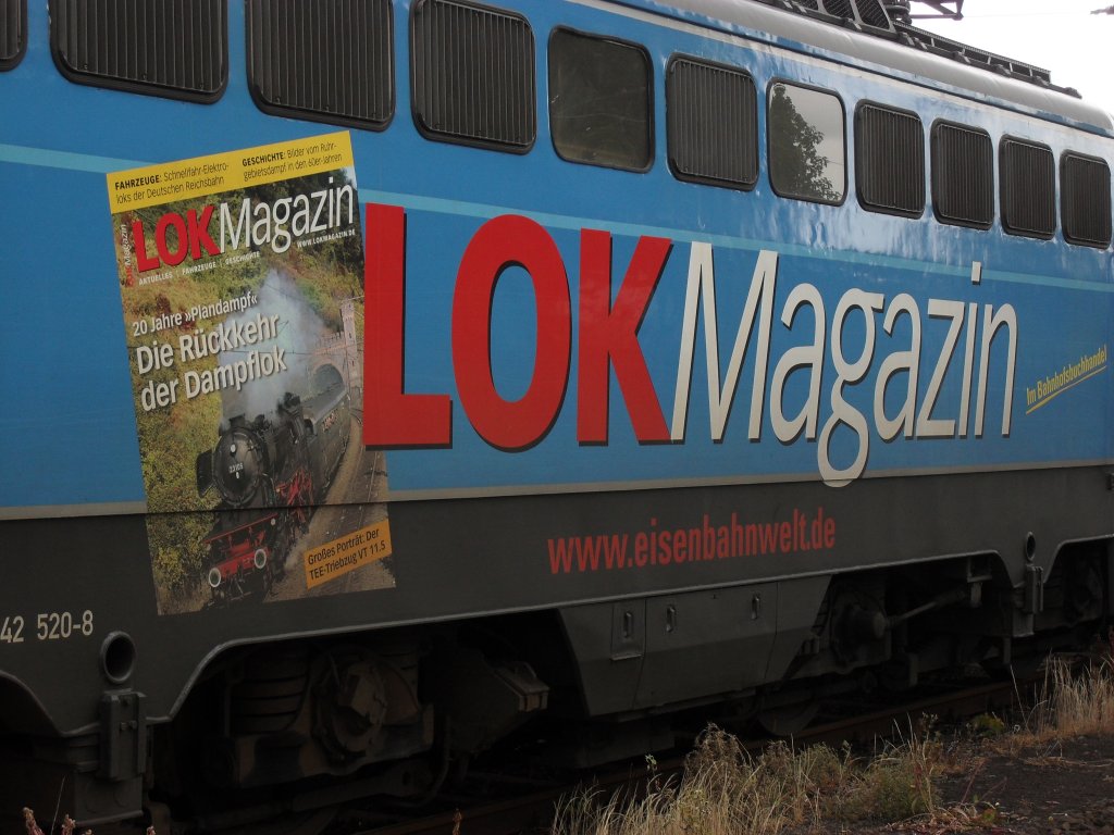 Hier die aufschrift  LokMagazin  auf einer 1042 in Beuel