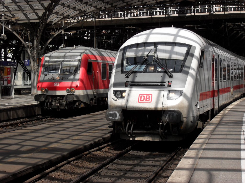 IC Steuerwagem in Steuerwagen Wittenberg im K�lner Hbf am 4.6.10
